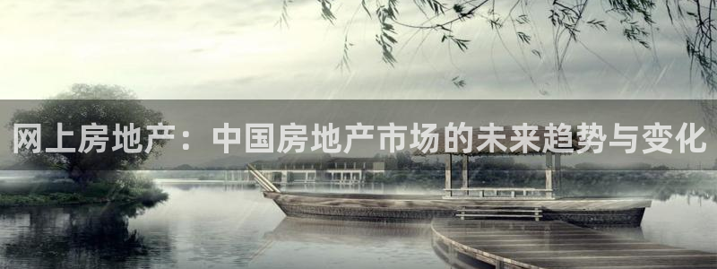 摩登招商臼金手指专业7：网上房地产：中国房地产市场的未来趋势