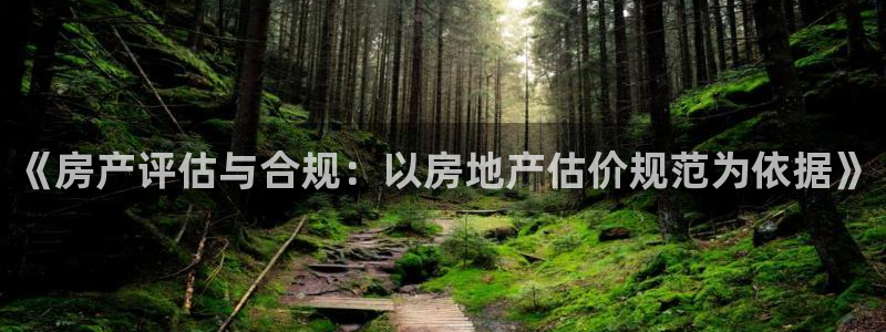 摩登7官网在哪下载：《房产评估与合规：以房地产估价规范为依据