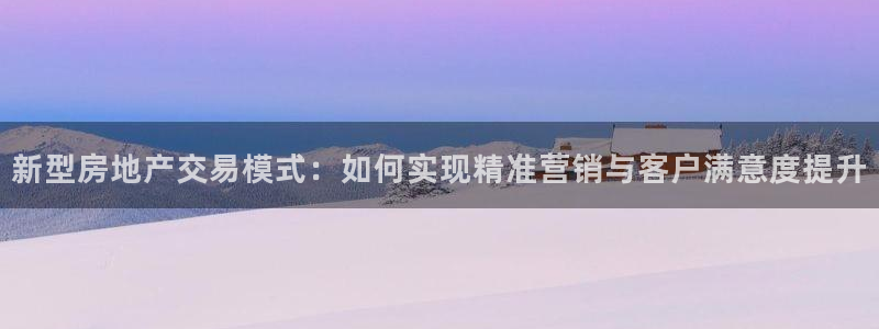 摩登7上：新型房地产交易模式：如何实现精准营销与客户满意度提