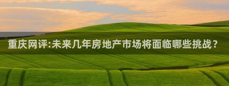 摩登7app官网下载：重庆网评:未来几年房地产市场将面临哪些