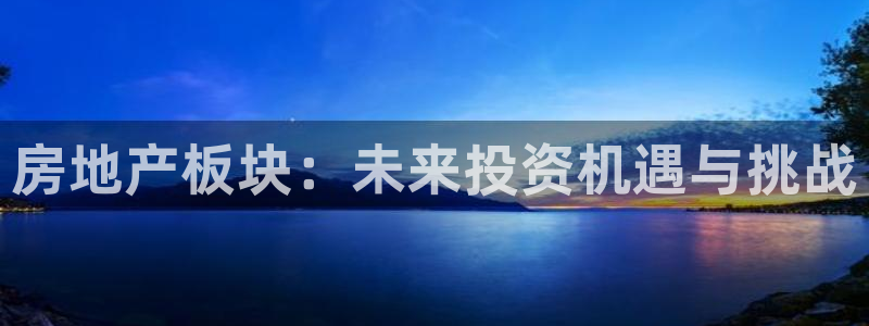 摩登3下7O667：房地产板块：未来投资机遇与挑战