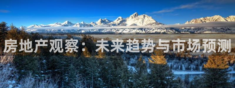 摩登7网彩正规吗：房地产观察：未来趋势与市场预测