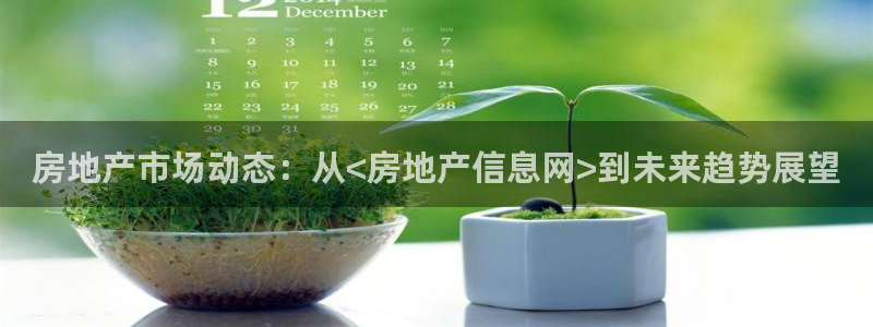 摩登7官方：房地产市场动态：从<房地产信息网>到未来趋势展望